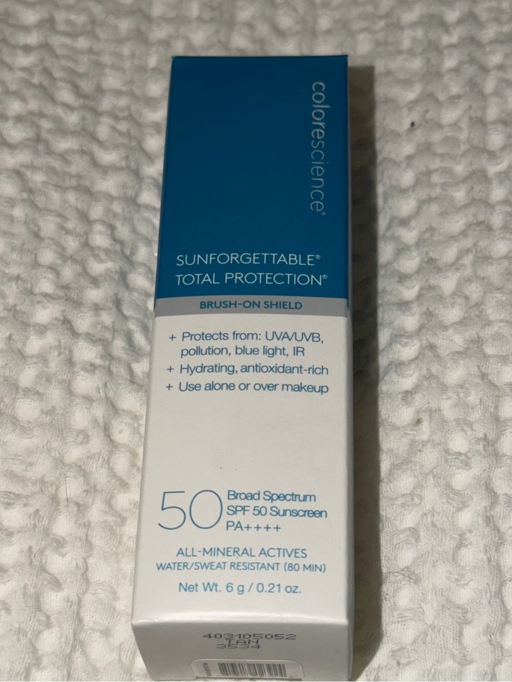 Colorscience Sunforgettable Total Protection Brush-On Shield SPF 50 - Blue/White